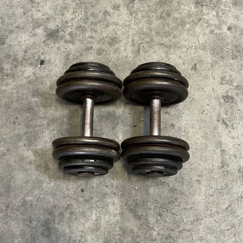 Cast Iron Dumbbells Set - Second Hand