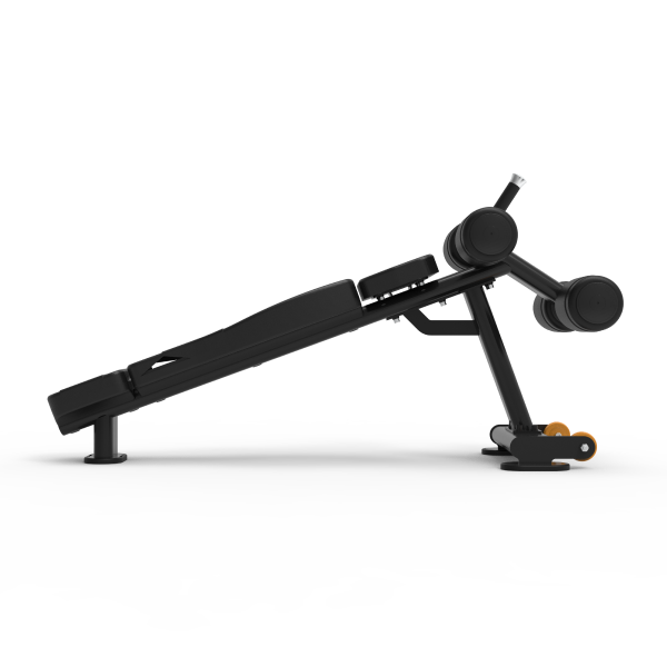 Fixed Angle Sit-Up Bench - Nemesis Series Free Weight