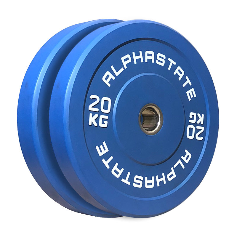 AlphaState Colour Bumper Plates - Gym Concepts