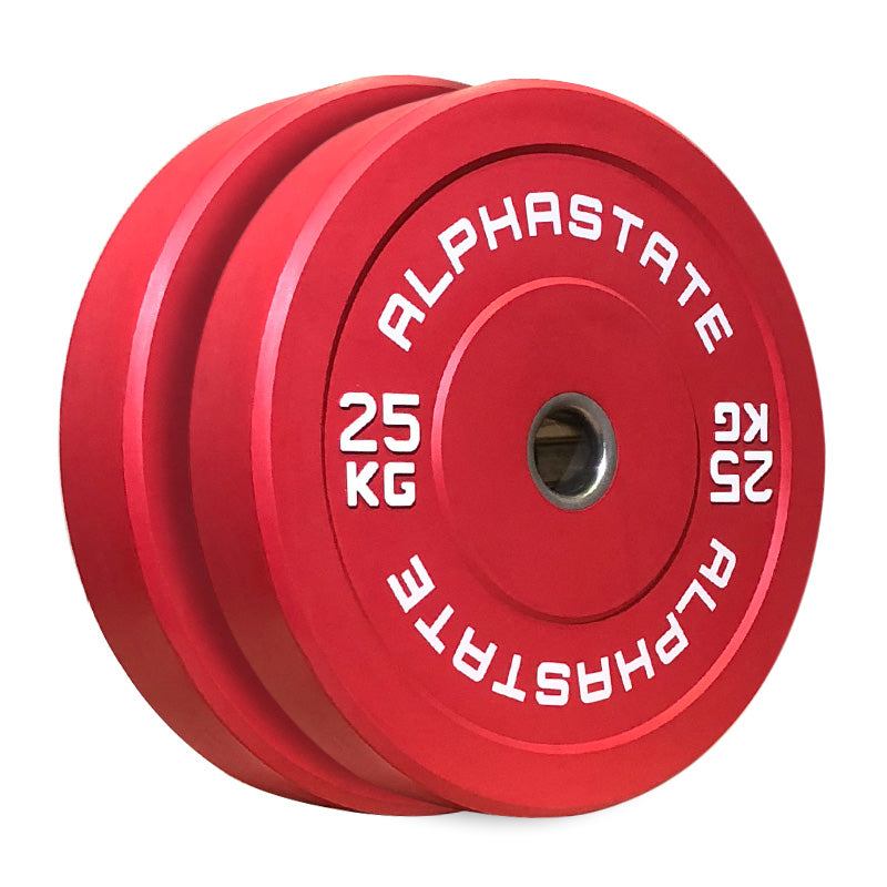 AlphaState Colour Bumper Plates - Gym Concepts