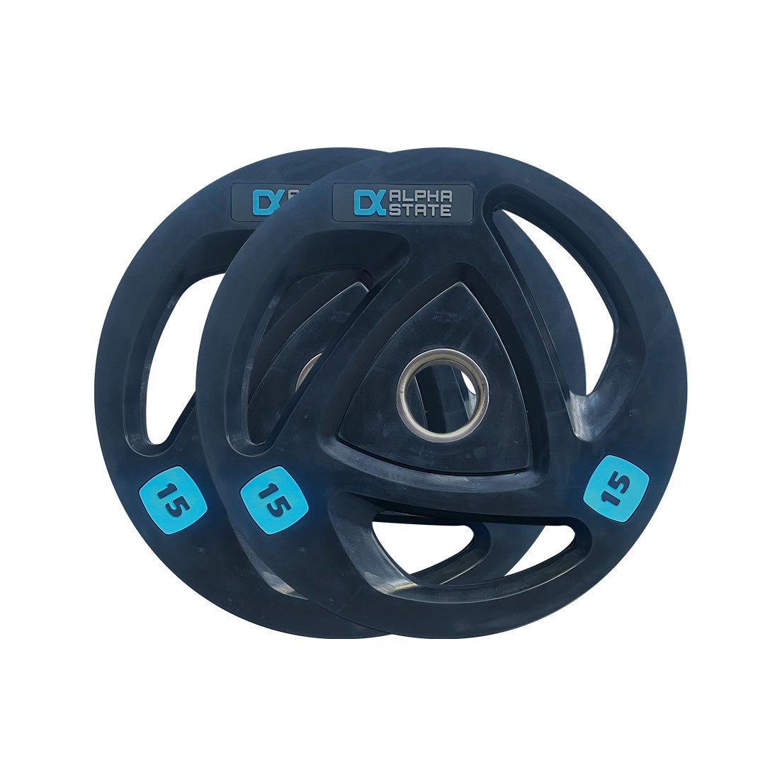 Tri-Grip Rubber Weight Plate
