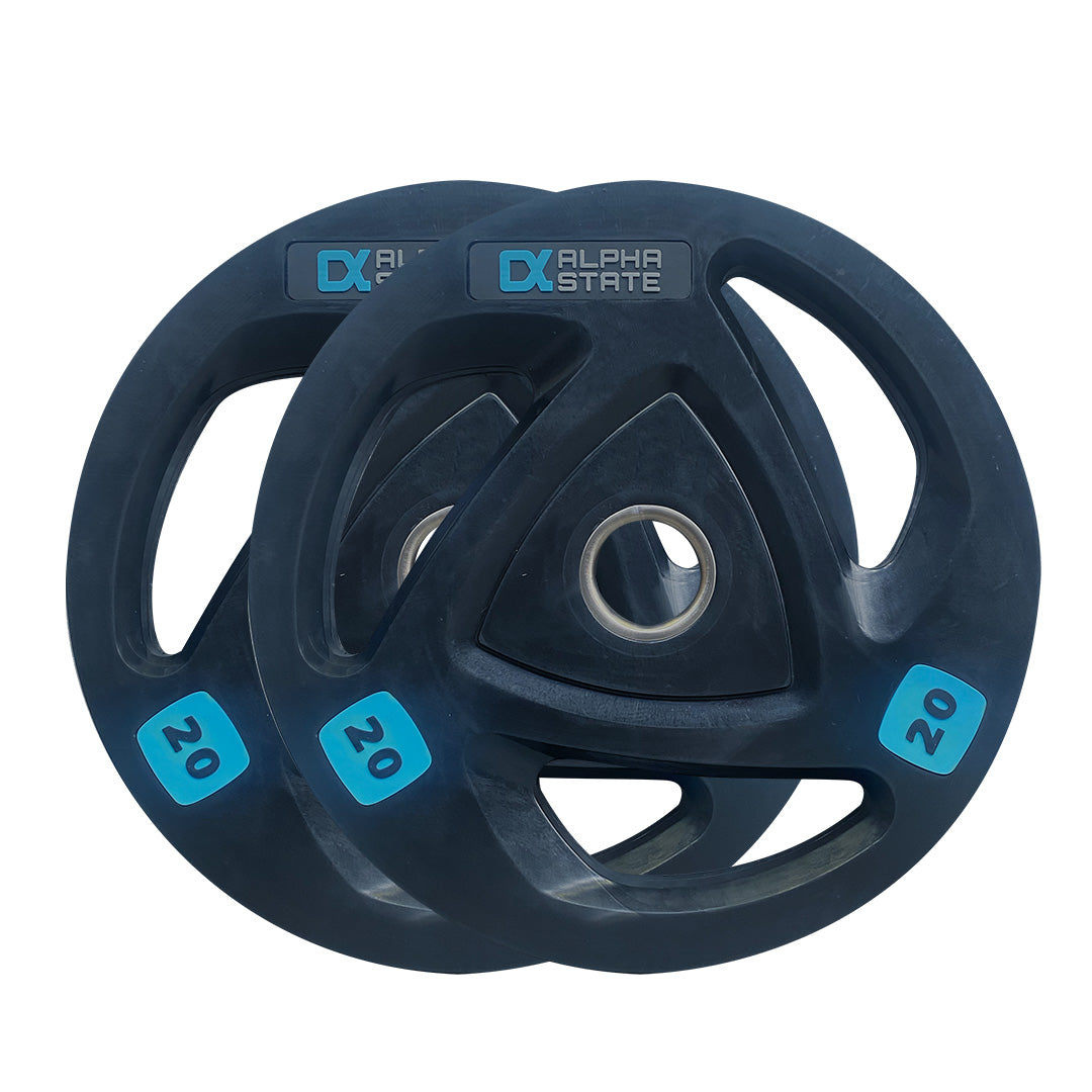 Tri-Grip Rubber Weight Plate