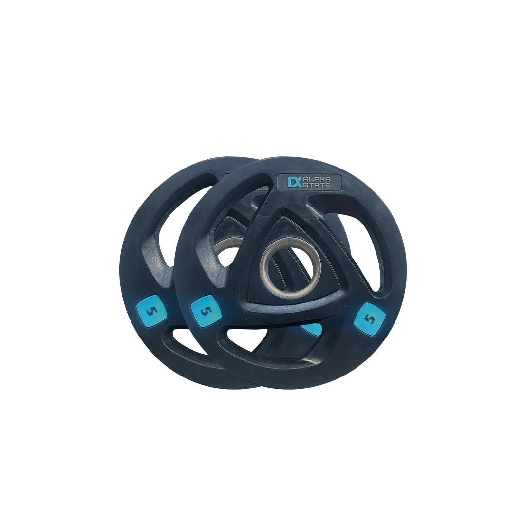 Tri-Grip Rubber Weight Plate