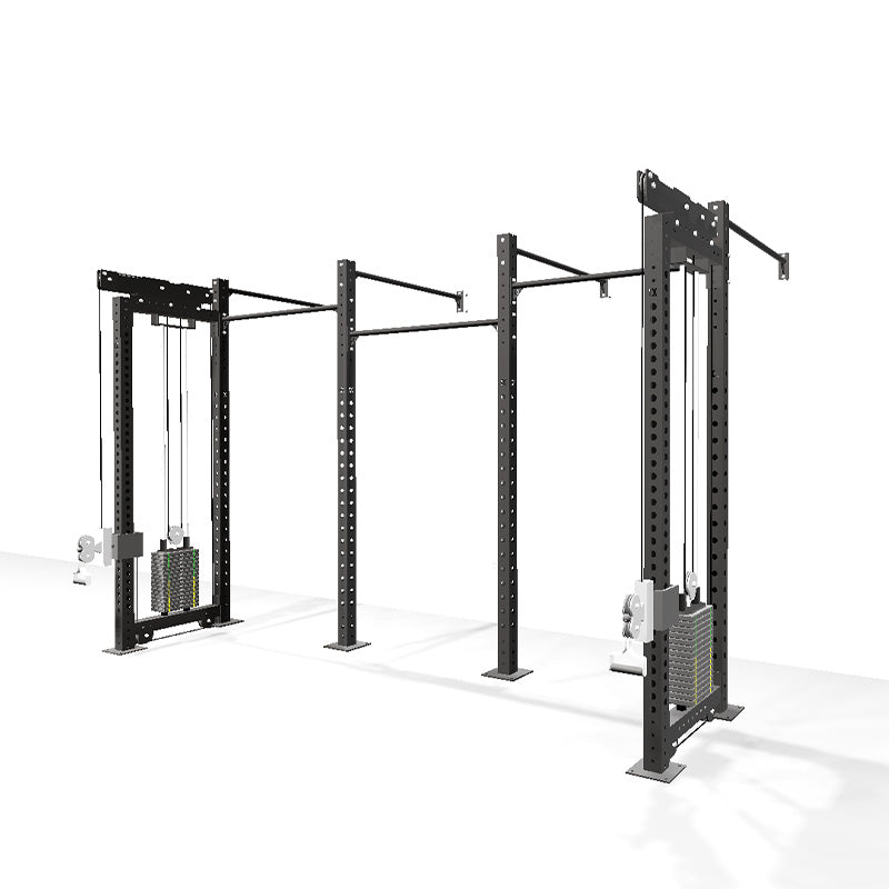 Rig combo: Squat Rack + Dual Adjustable Pulleys