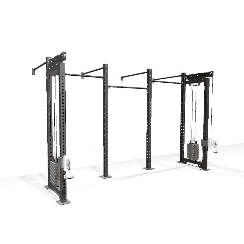 Rig combo: Squat Rack + Dual Adjustable Pulleys