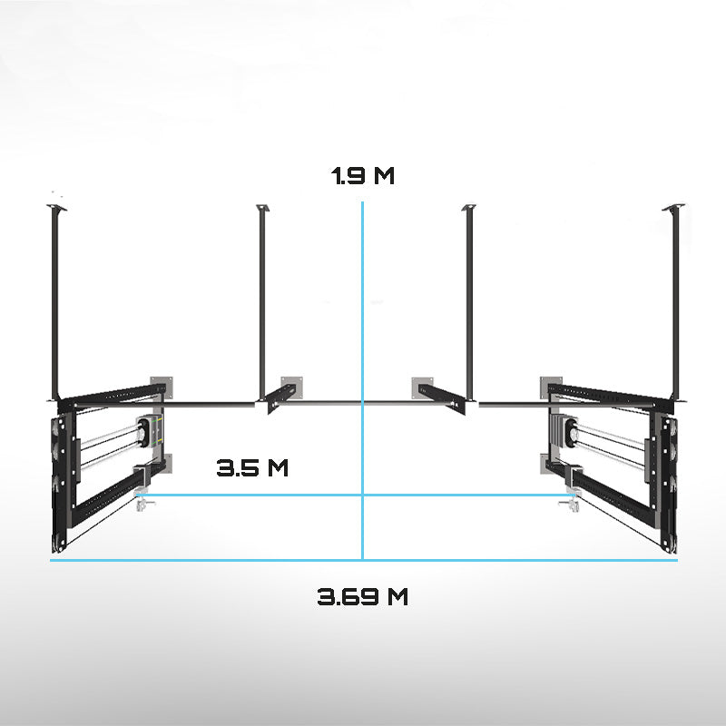 Rig combo: Squat Rack + Dual Adjustable Pulleys