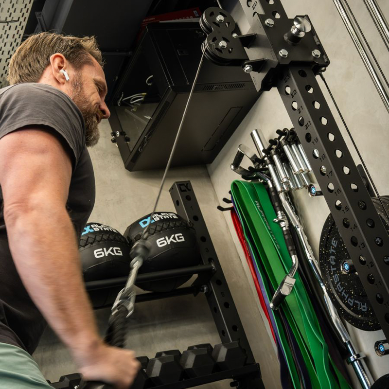 Adjustable Pulley Attachment | Plate-loaded