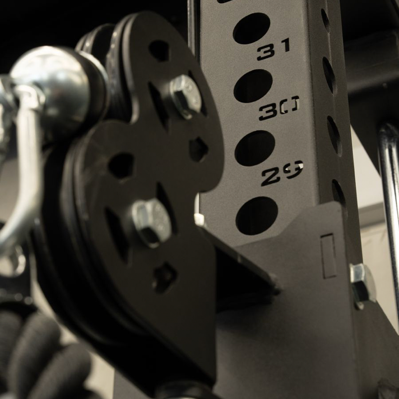 Adjustable Pulley Attachment | Plate-loaded
