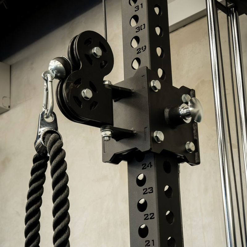 Adjustable Pulley Attachment | Plate-loaded