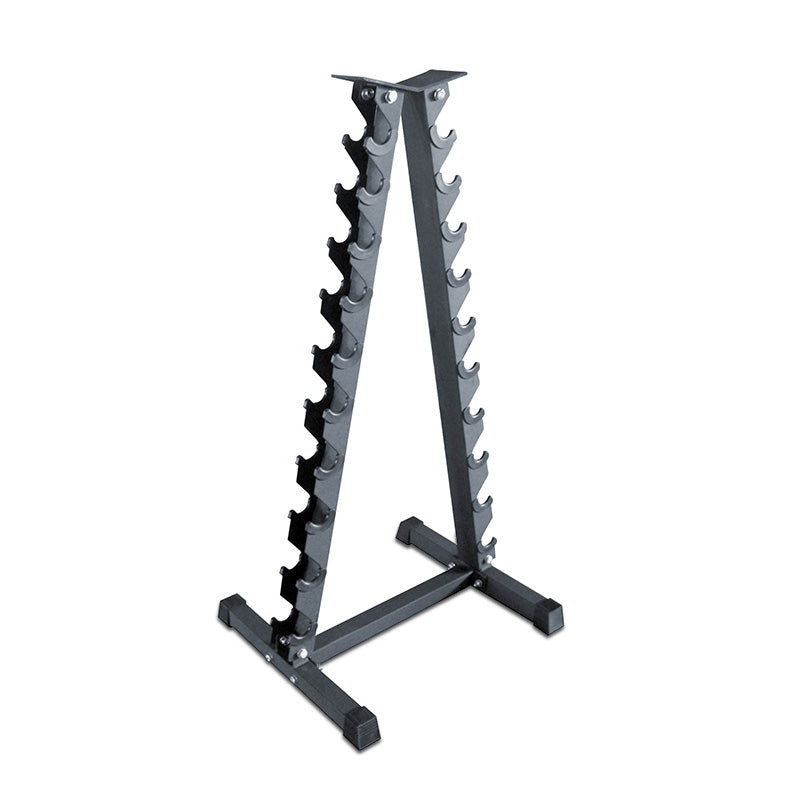 AlphaState Chrome Dumbbell Set + Pyramid - Gym Concepts