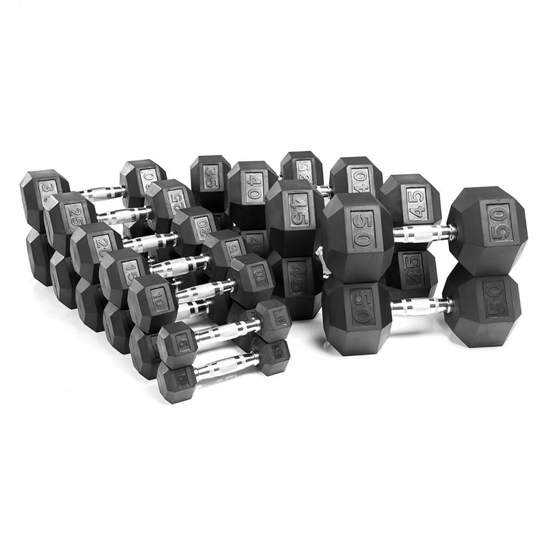 AlphaState Hexagon Dumbbell Set (5-30kg)