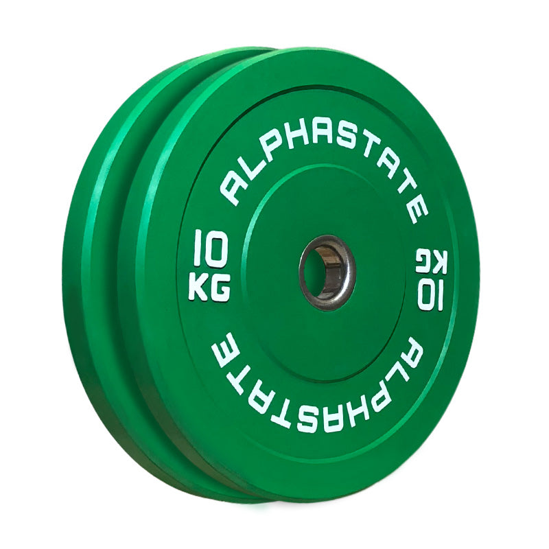 AlphaState Colour Bumper Plates - Gym Concepts