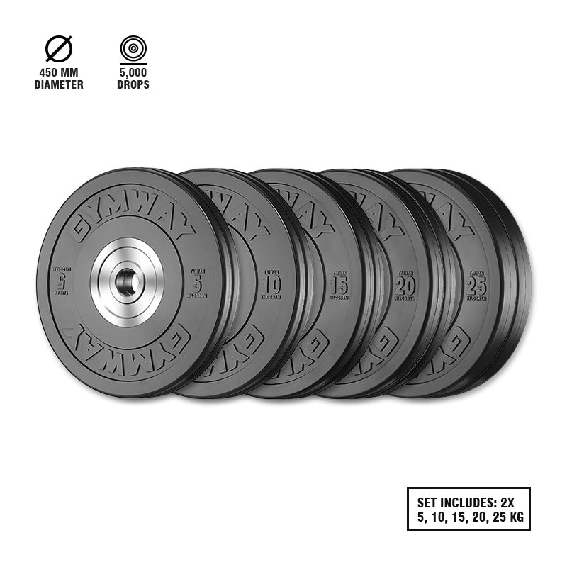 GYMWAY Competition Elite Bumper Plate Set - Gym Concepts