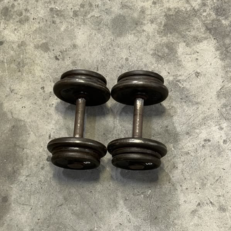 Cast Iron Dumbbells Set - Second Hand