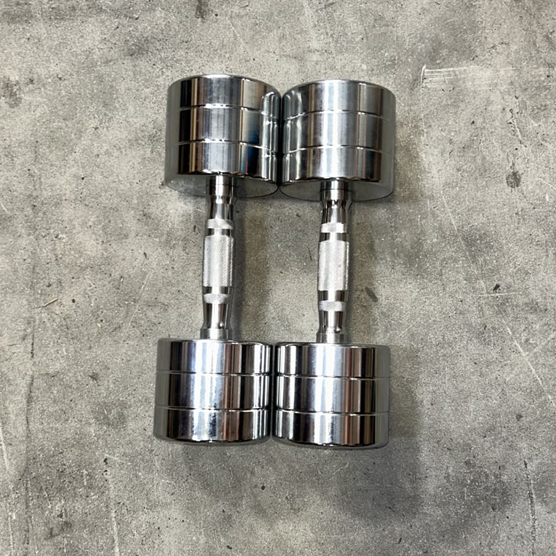 Chrome Dumbbell Set - Various  Pairs/Singles  - Second Hand
