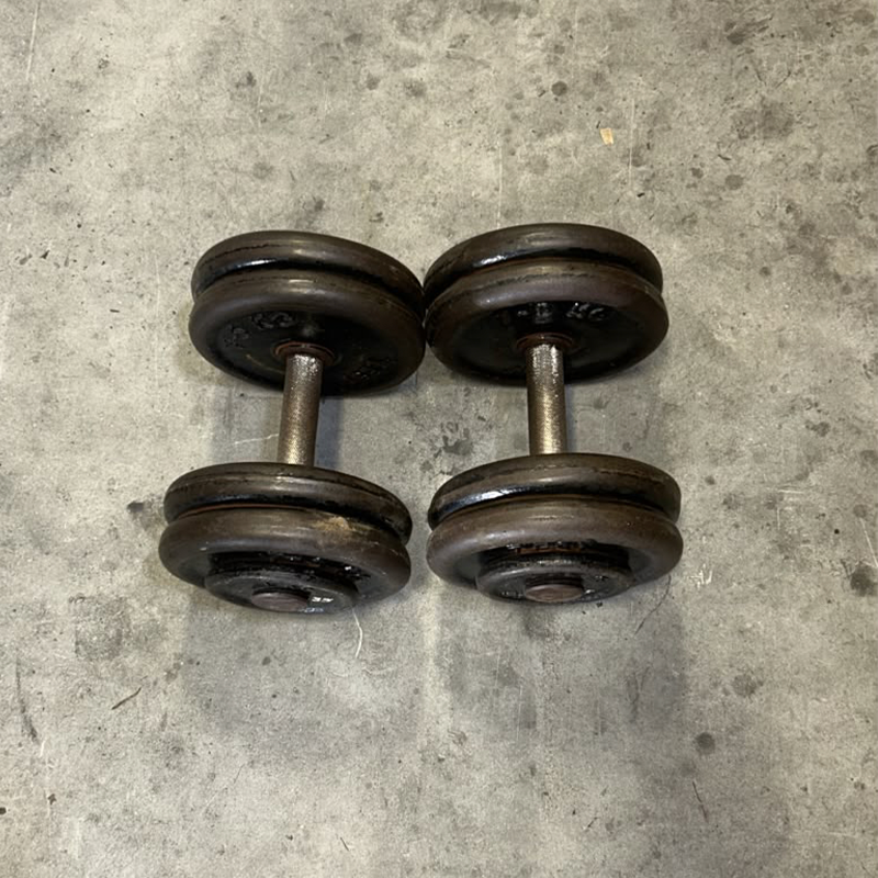 Cast Iron Dumbbells Set - Second Hand