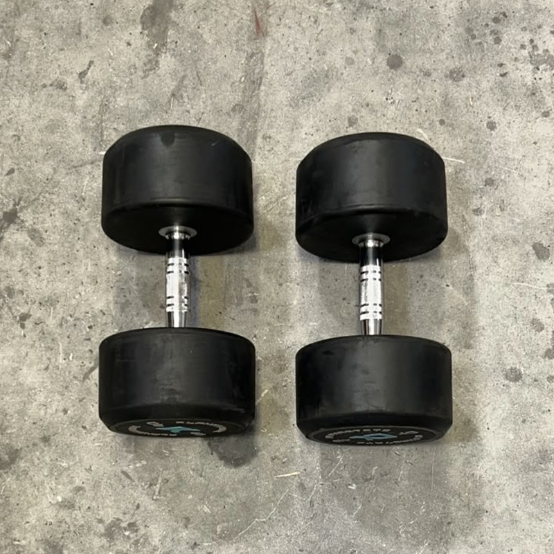 Round Rubber Dumbbells Set  - Second Hand