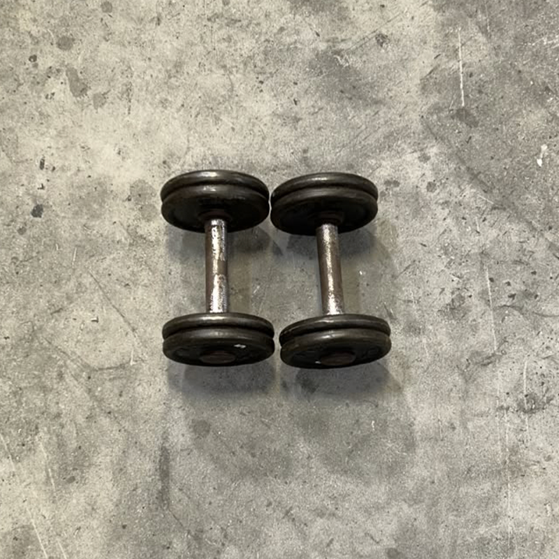 Cast Iron Dumbbells Set - Second Hand