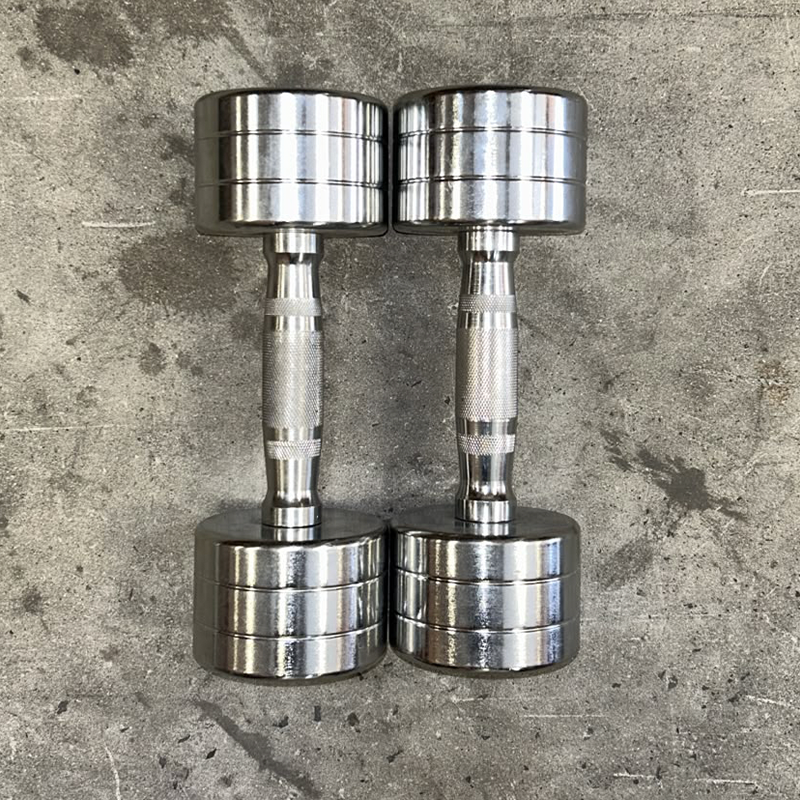 Chrome Dumbbell Set - Various  Pairs/Singles  - Second Hand