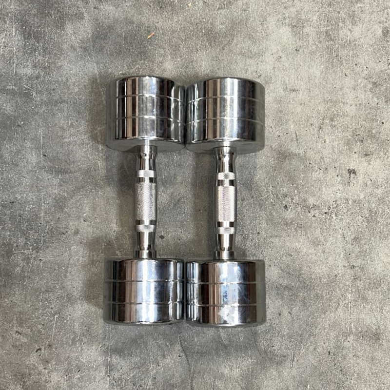 Chrome Dumbbell Set - Various  Pairs/Singles  - Second Hand