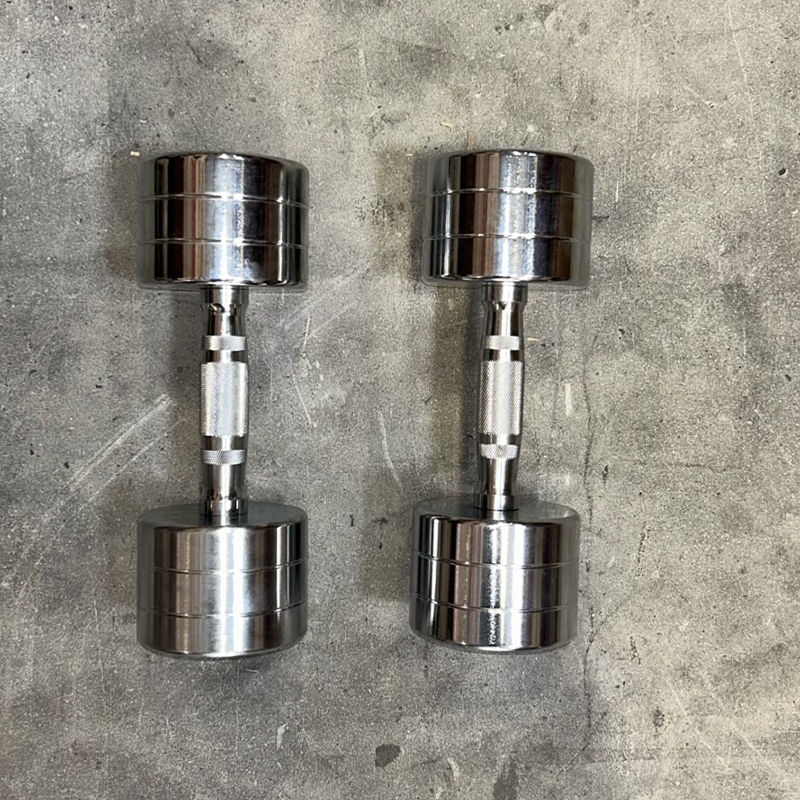 Chrome Dumbbell Set - Various  Pairs/Singles  - Second Hand