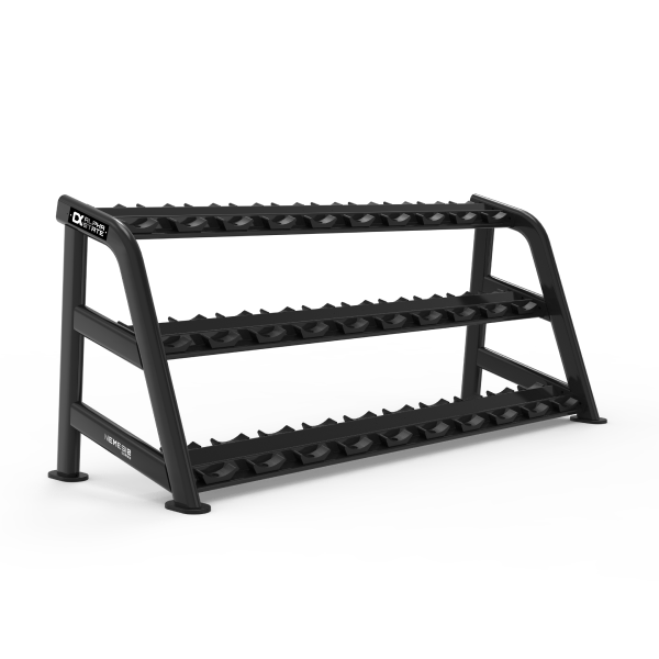 Commercial Gym | AlphaState Nemesis 15 Round Dumbbell Pairs Rack | Gym ...