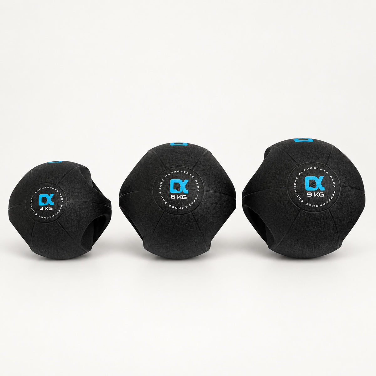 Medicine Balls - with Handles - 4/6/8/10kg Set