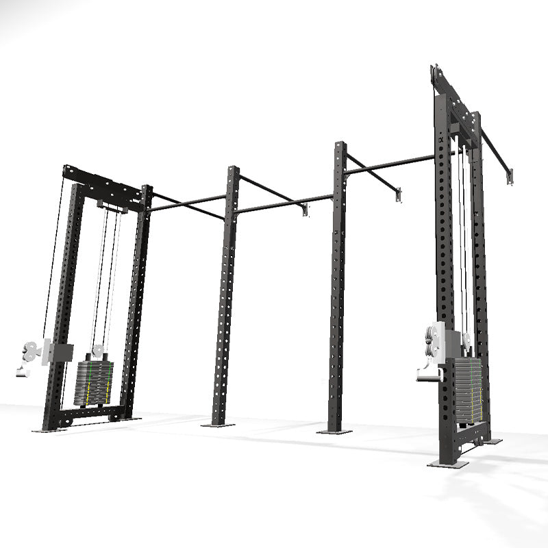 Rig combo: Squat Rack + Dual Adjustable Pulleys