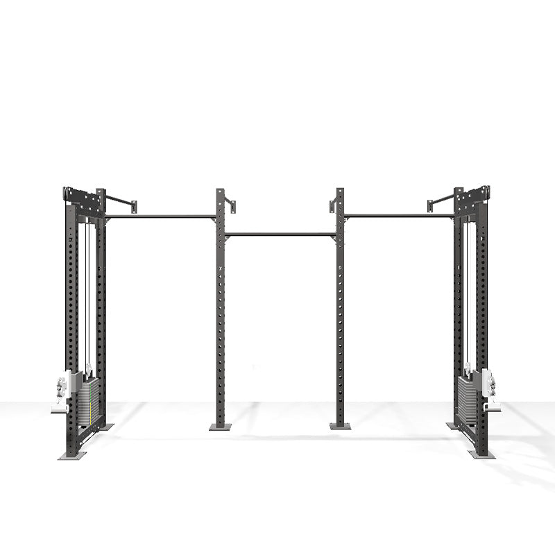Rig combo: Squat Rack + Dual Adjustable Pulleys