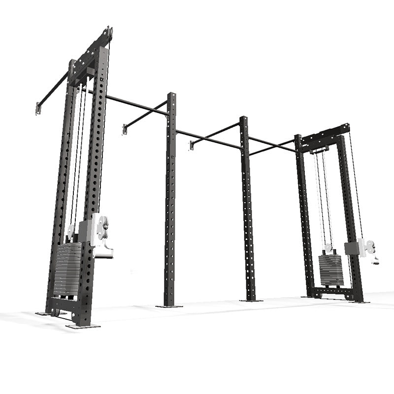 Rig combo: Squat Rack + Dual Adjustable Pulleys