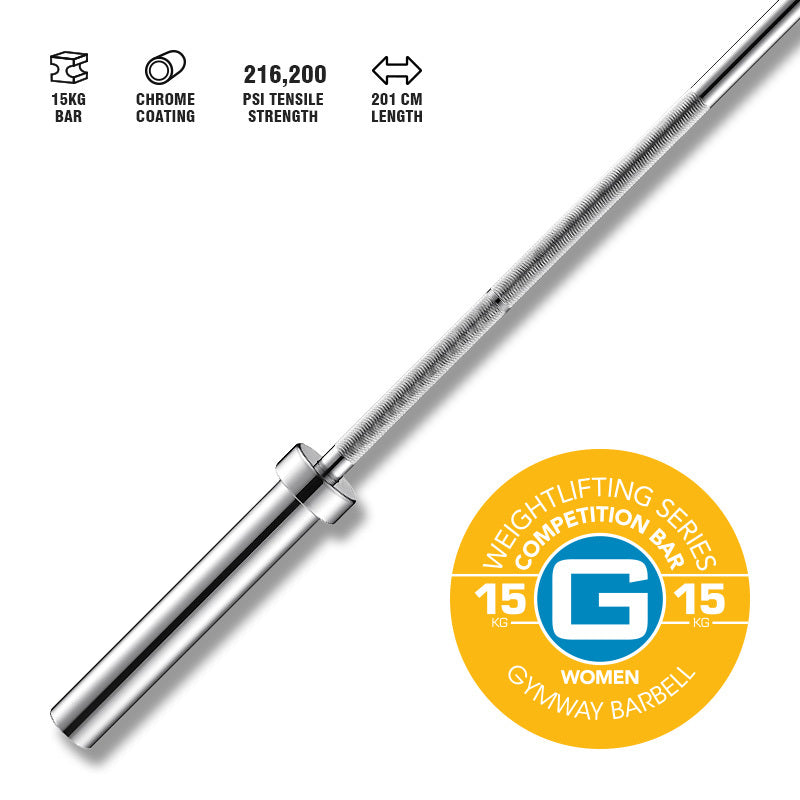 Gymway Competition Weightlifting Bar 15kg