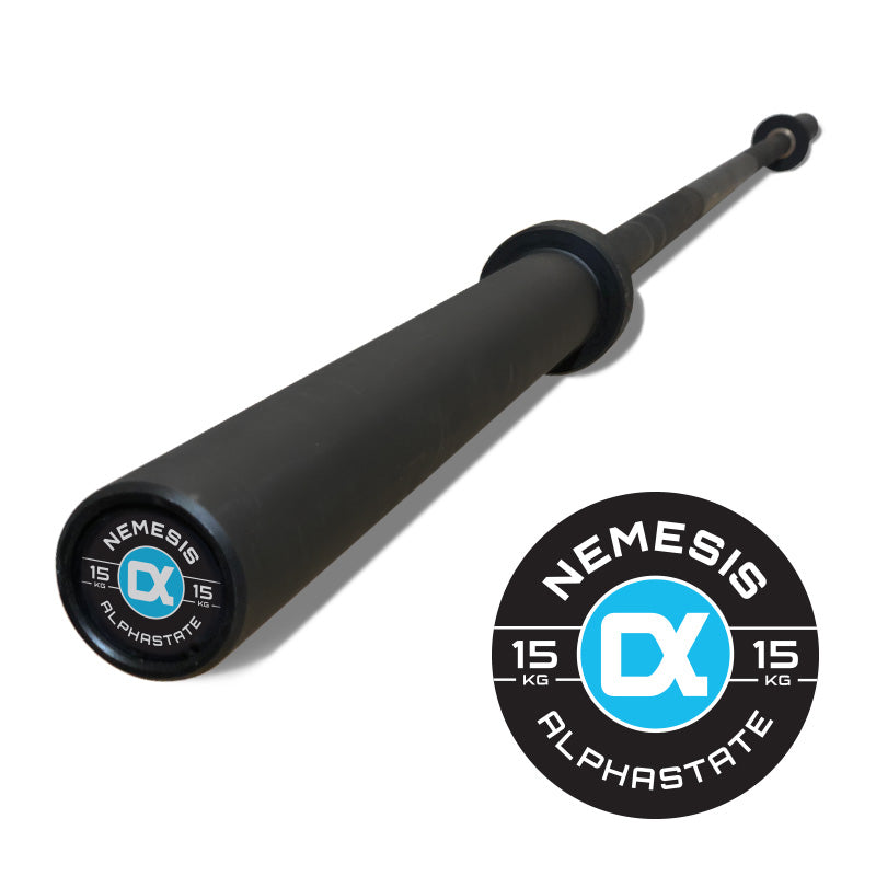 AlphaState Nemesis 15kg Lifting Barbell