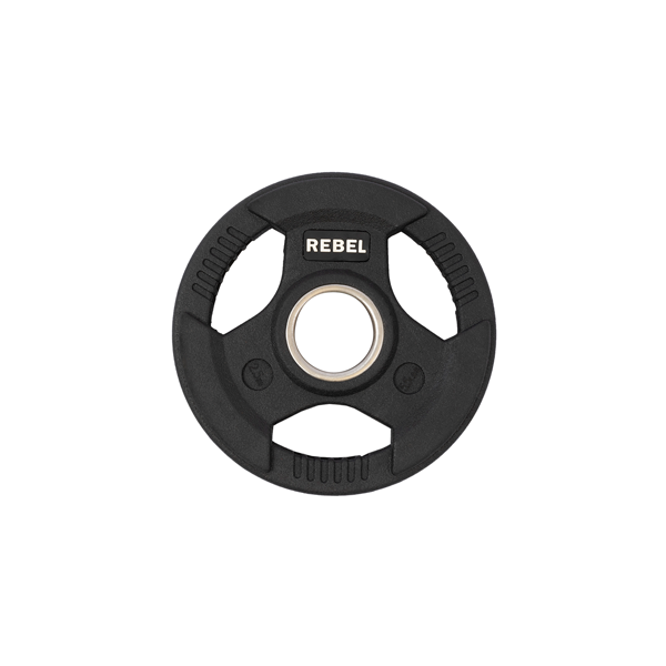 REBEL Rubber Coated Steel Weight Plates