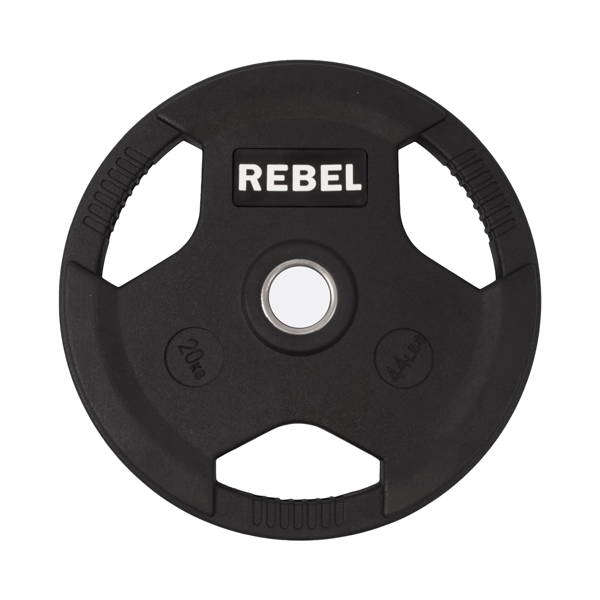 REBEL Rubber Coated Steel Weight Plates