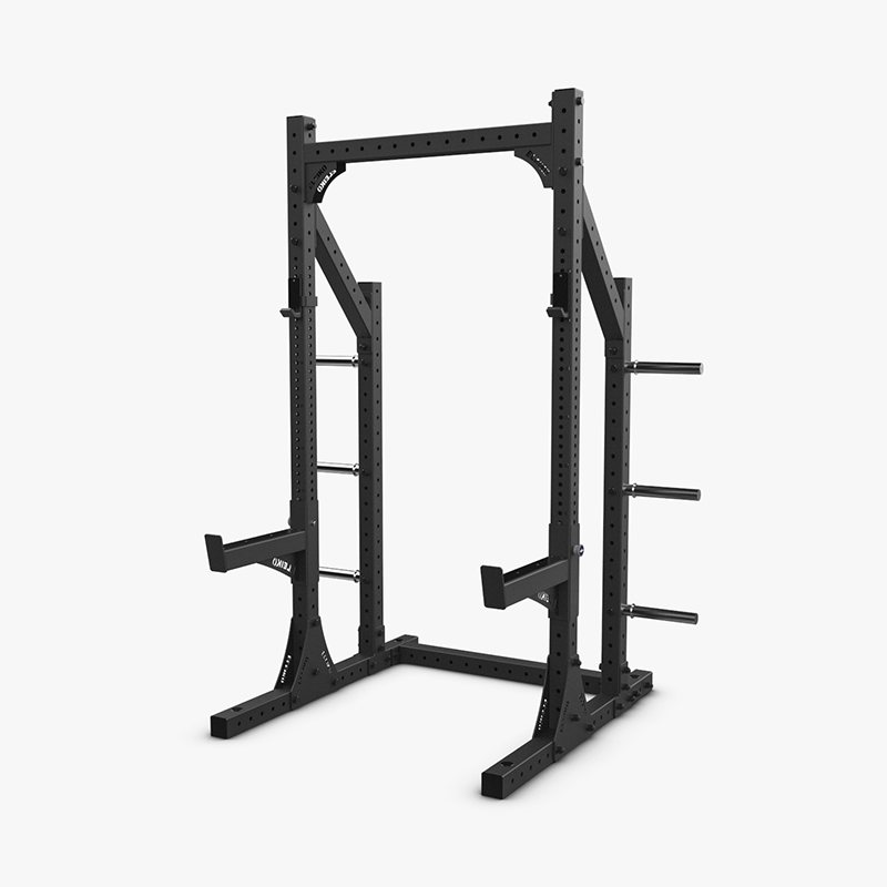 Eleiko XF 80 Half Rack Hybrid with Safety Arms - Black - Gym Concepts